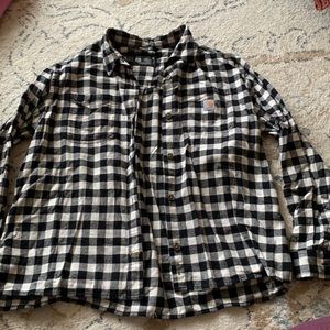 Plaid Carhartt Flannel Top